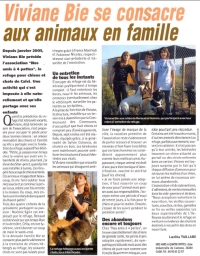 article dans Femina consacr au refuge de Calvi